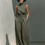 Ensemble Pantalon Large Femme