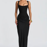 Robe Maxi Cybèle Corset Fourreau Traîne