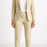 Ensemble Tailleur Bureau Veste Manches Longues Pantalon