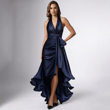 Robe Halter à Volants