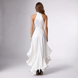 Robe Halter à Volants