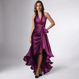 Robe Halter à Volants