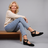 Jynna Ballerine à Lanières Croisées
