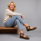 Jynna Ballerine à Lanières Croisées
