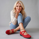 Jynna Ballerine à Lanières Croisées