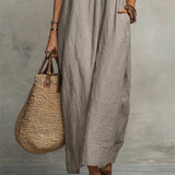 Robe Maxi Volants Poches