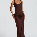 Robe Maxi Moulante Dos Nu